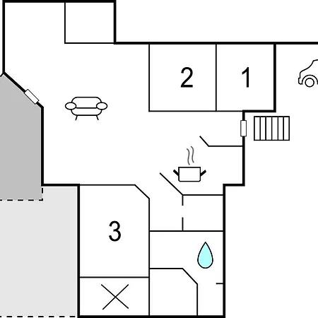 Three-bedroom Holiday In Сasa de vacaciones *